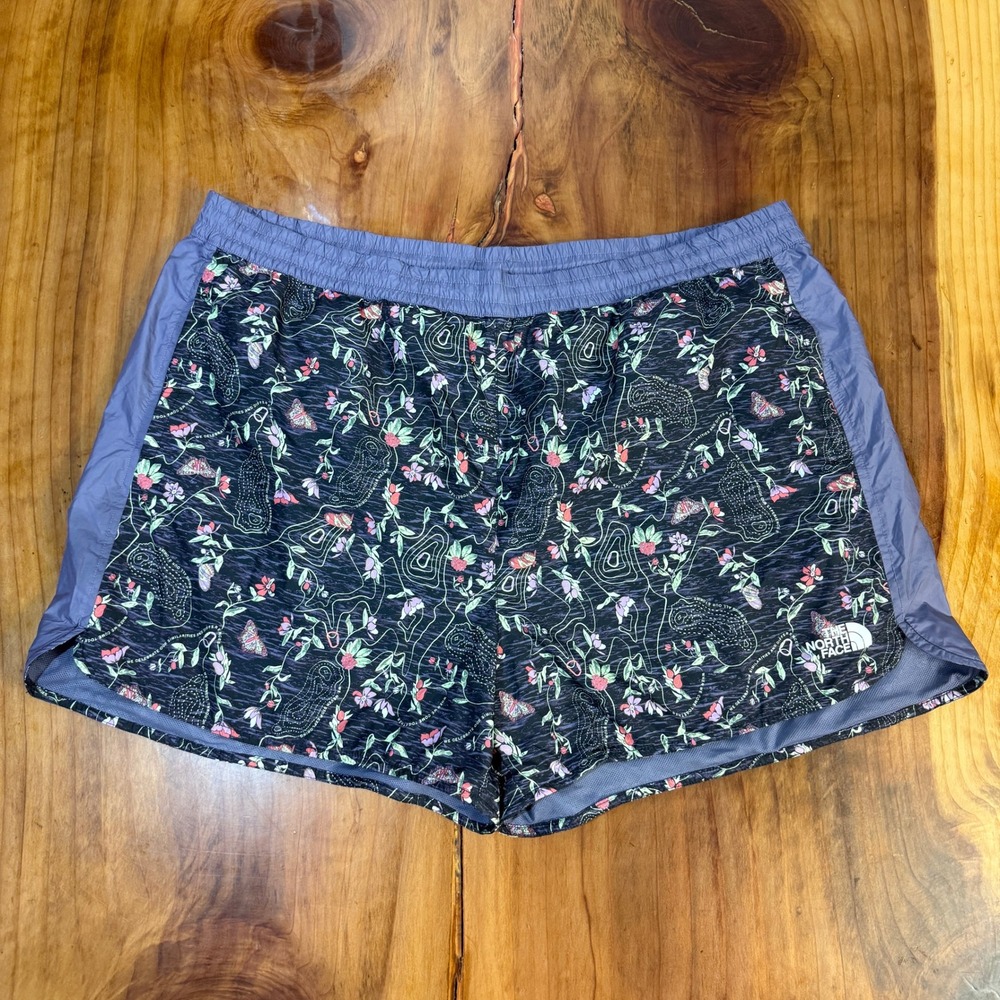 The North Face Hydrenaline 2000 Women's Shorts 3X Floral Lined Mesh Hiking E11
